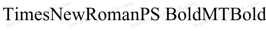 TimesNewRomanPS BoldMTBold-GBpc-EUC字体转换